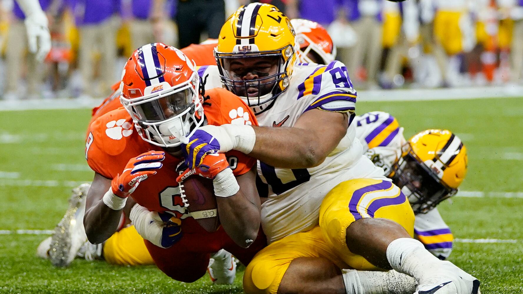 Photos: Clemson, LSU meet in national championship game
