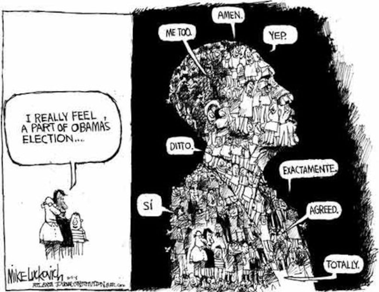 Luckovich: Barack Obama cartoons