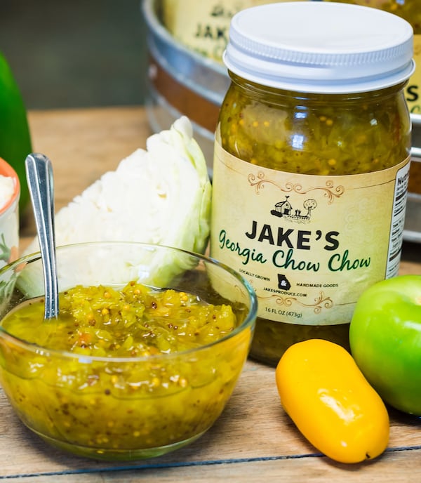 Georgia Chow Chow from Jake’s Fresh Market and Cannery. (Courtesy of Laurie Poole)