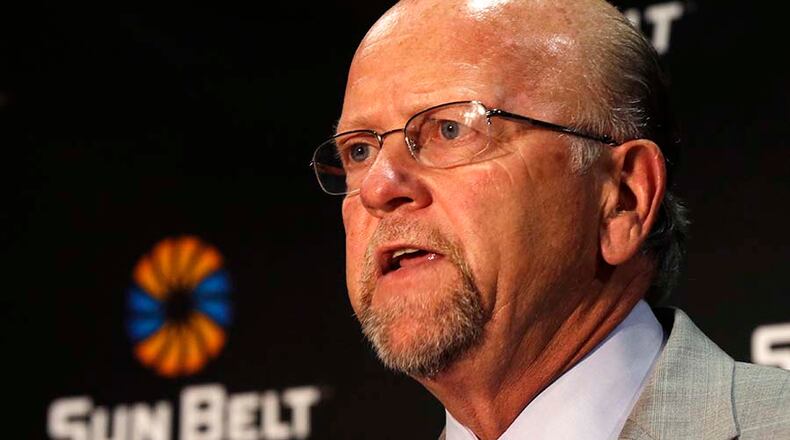 “There will be challenges, but Sun Belt universities have invested too much not to be part of major college sports in the future,” said Sun Belt commissioner Karl Benson.