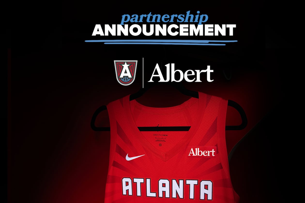 Albert became the new patch sponsor for the Atlanta Dream. (Courtesy of Atlanta Dream)