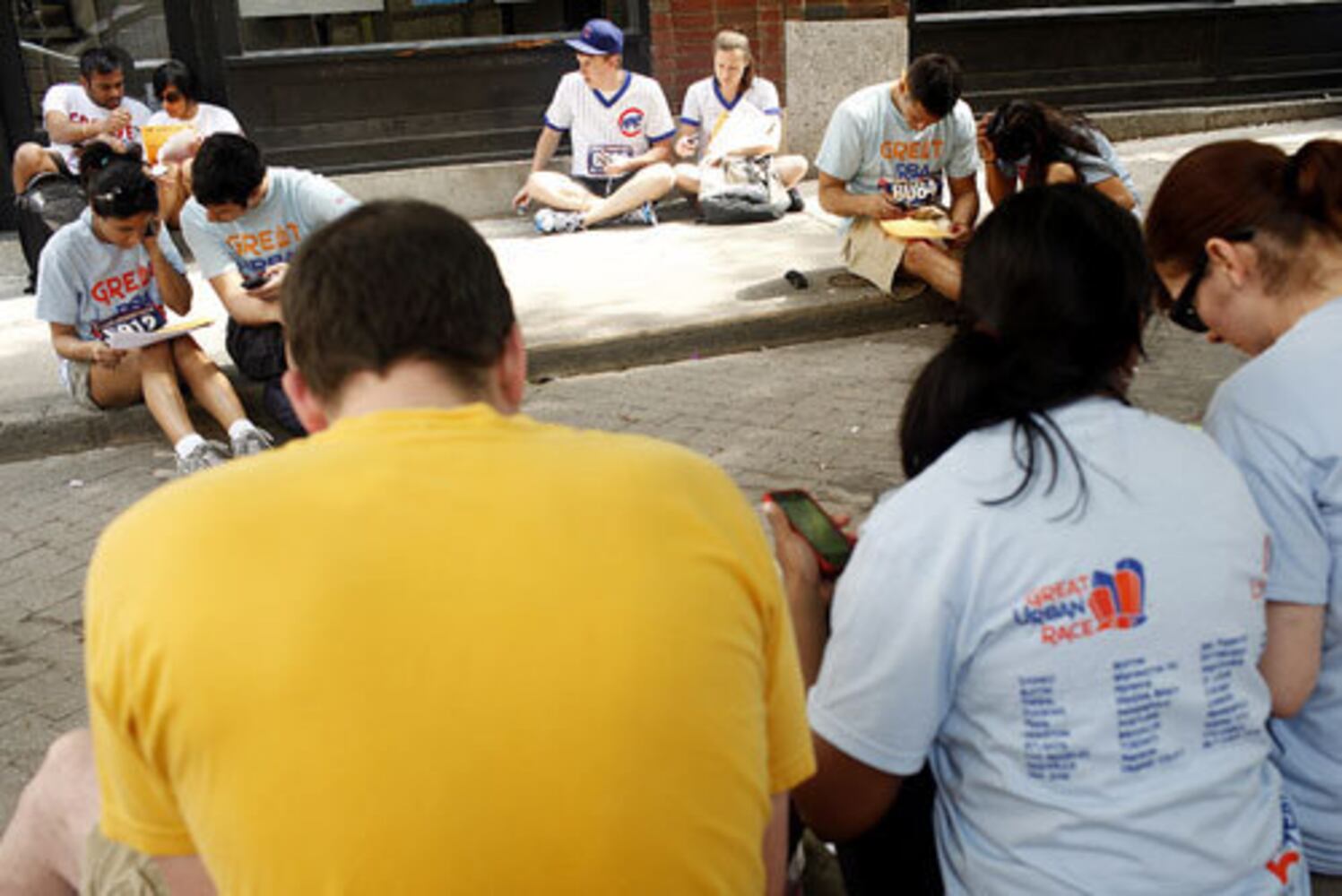 Great Urban Race scavenger hunt