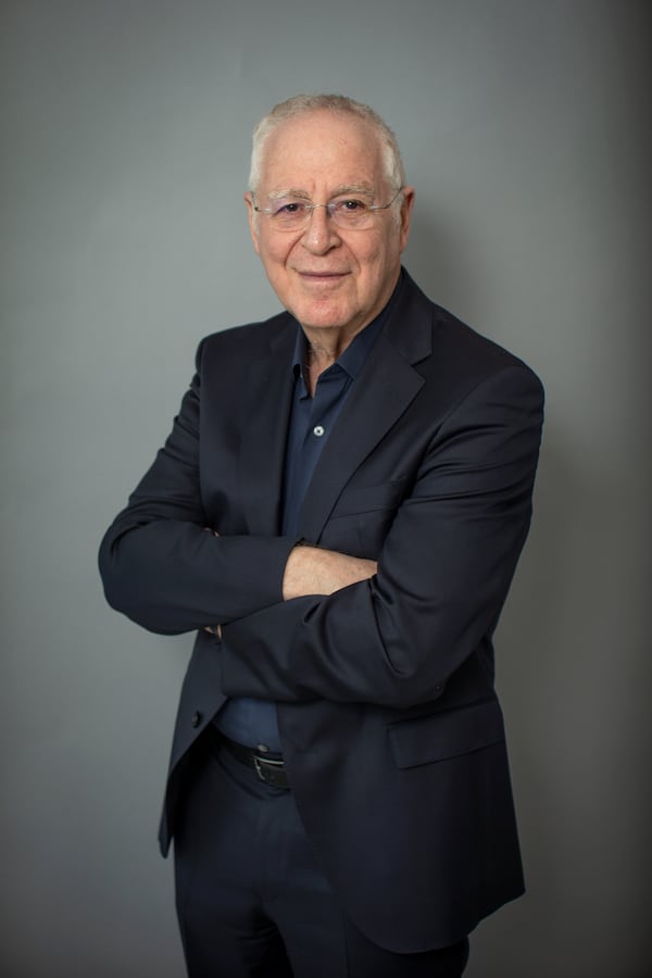 Author Ron Chernow poses for a portrait on Thursday, May 8, 2025, in New York. (Photo by Andy Kropa/Invision/AP)