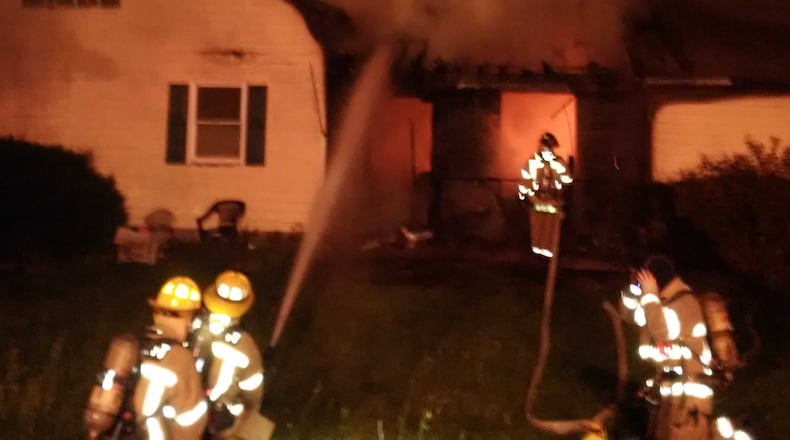 Gwinnett firefighters responded to a house fire on Sunday, July 8, 2018.