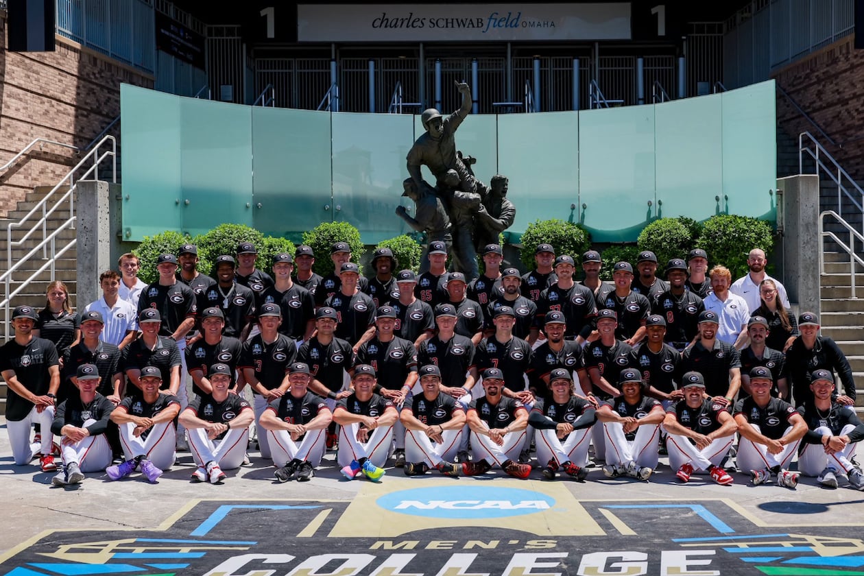 The Georgia baseball team has arrived in Omaha, Nebraska, to prepare for the College World Series. (@BaseballUGA on X)