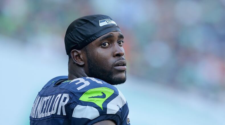 SEATTLE, WA - SEPTEMBER 21: Strong safety Kam Chancellor #31 of the Seattle Seahawks looks on against the Denver Broncos in the fourth quarter at CenturyLink Field on September 21, 2014 in Seattle, Washington. The Seahawks defeated the Broncos 26-20. (Photo by Jeff Gross/Getty Images)