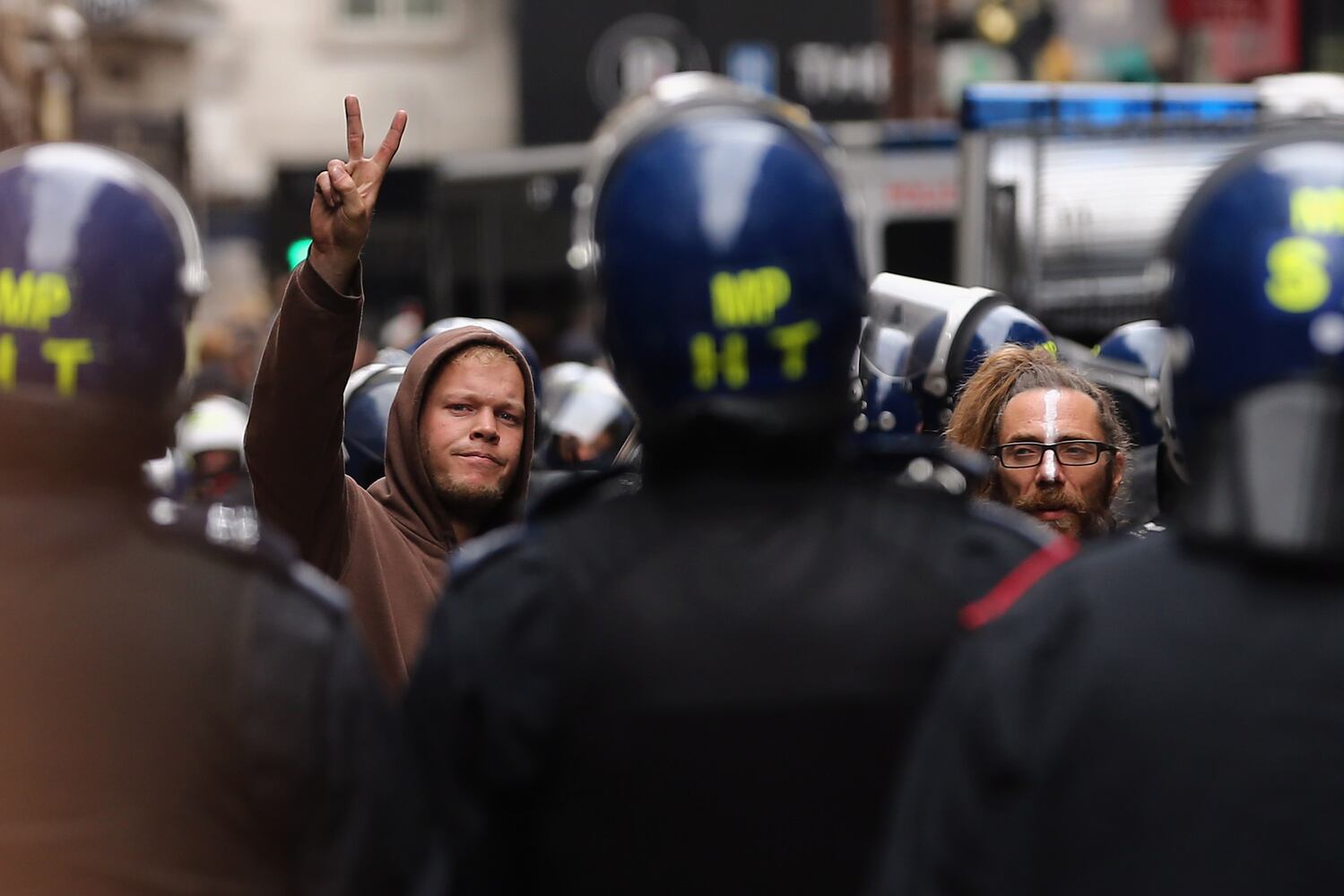 Protesters at the G8 Summit