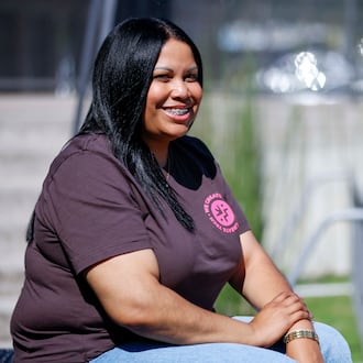 Shana Sanders, the founder and CEO of We Create Tech, is an educator, creative technologist, mom and speaker whose work focuses on innovation, equity and culture. (Miguel Martinez/AJC)