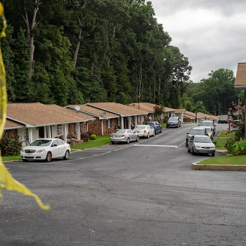 Atlanta police reported to the 100 block of Mt. Zion Rd SE on Sunday to investigate and found a man and woman dead in the bedroom of a home. (Ben Hendren for the AJC)