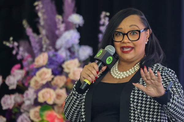 U.S. Rep. Nikema Williams stepped down last year as chair of the Democratic Party of Georgia. (Jason Getz/AJC)