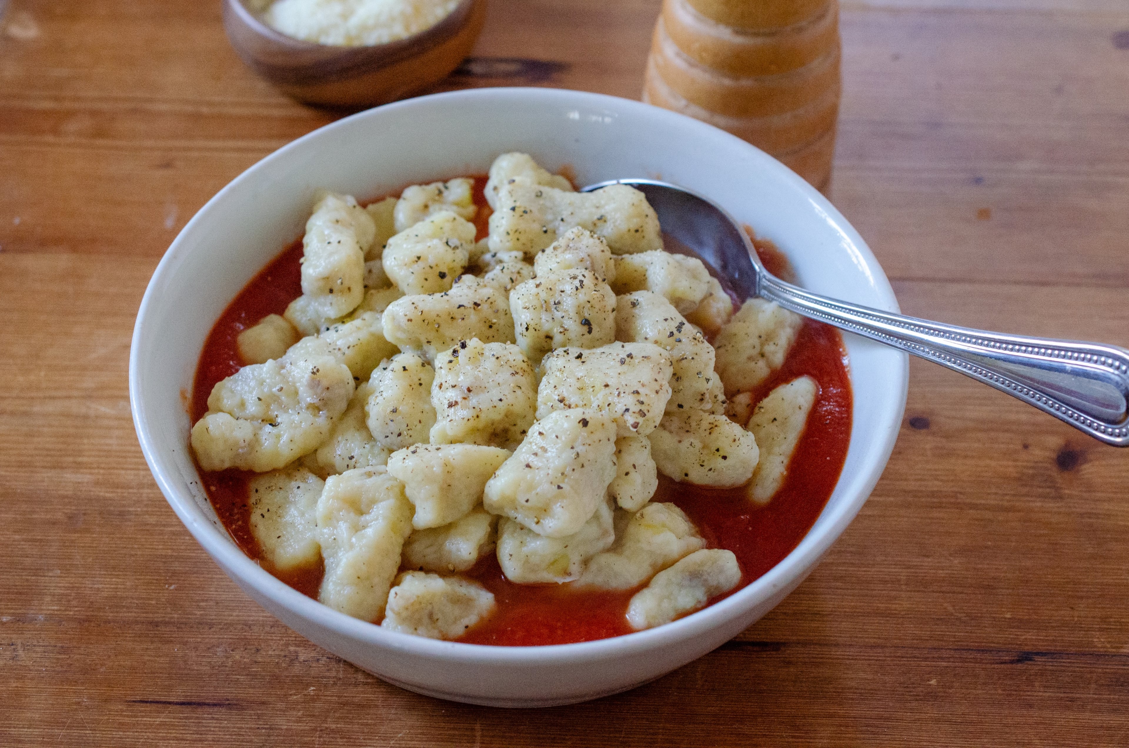 Mashed Potato Gnocchi transforms leftover spuds into a tasty recipe revamp. (Virginia Willis for the AJC)