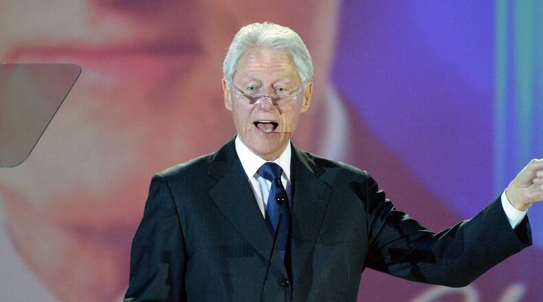 Former President Bill Clinton speaks at a January event in Atlanta. Hyosub Shin, hshin@ajc.com