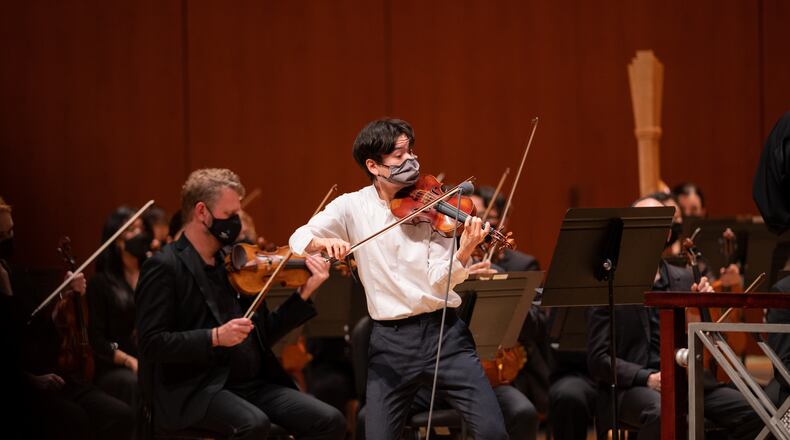 Stefan Jackiw performs Conrad Tao's latest work Friday with the Atlanta Symphony Orchestra.