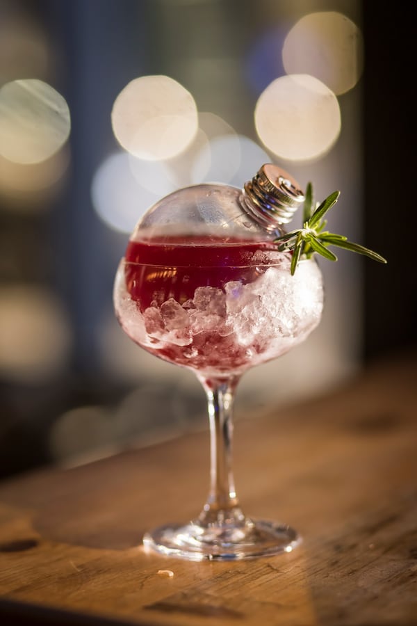 The Ornamentini at Reverence at the Epicurean is as fun as the igloos on their patio. (Courtesy of Reverence)