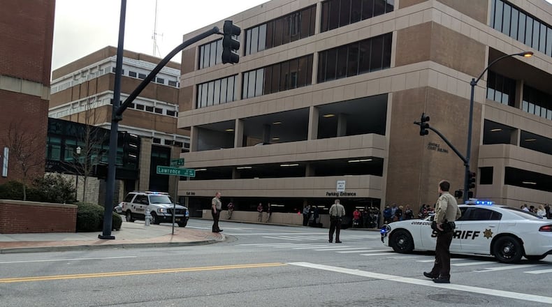 A courthouse in Cobb County was evacuated following an emailed bomb threat Thursday.