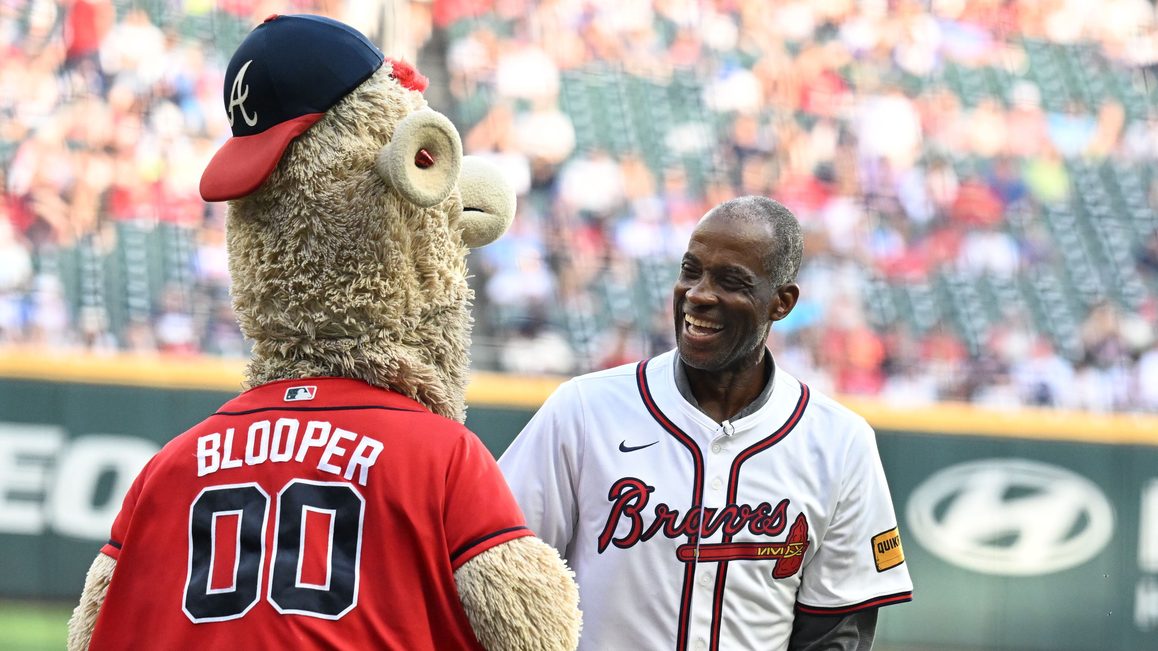 Former Atlanta Braves icon Fred McGriff is one of the former players scheduled to appear at MLB's All-Star Village activities at Cobb Galleria Centre. (Hyosub Shin / AJC)