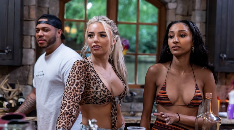 DJ Simmons, Katie Canham and Bethania Locke are all part of MTV's "Buckhead Shore," debuting June 23, 2022 on MTV. MTV