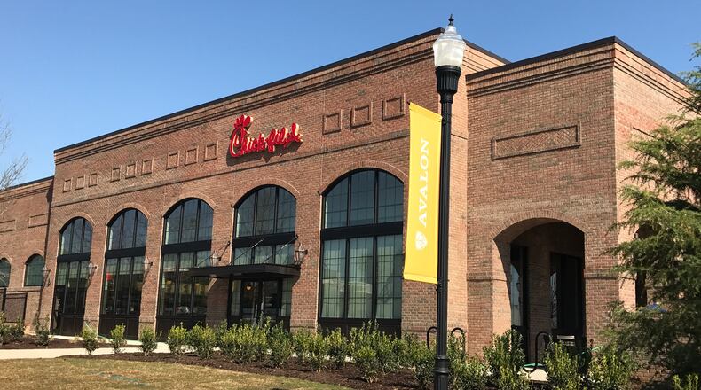The Chick-fil-A at Avalon opens on April 13.