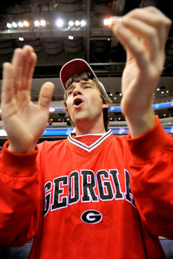 UGA fans react to the first round game