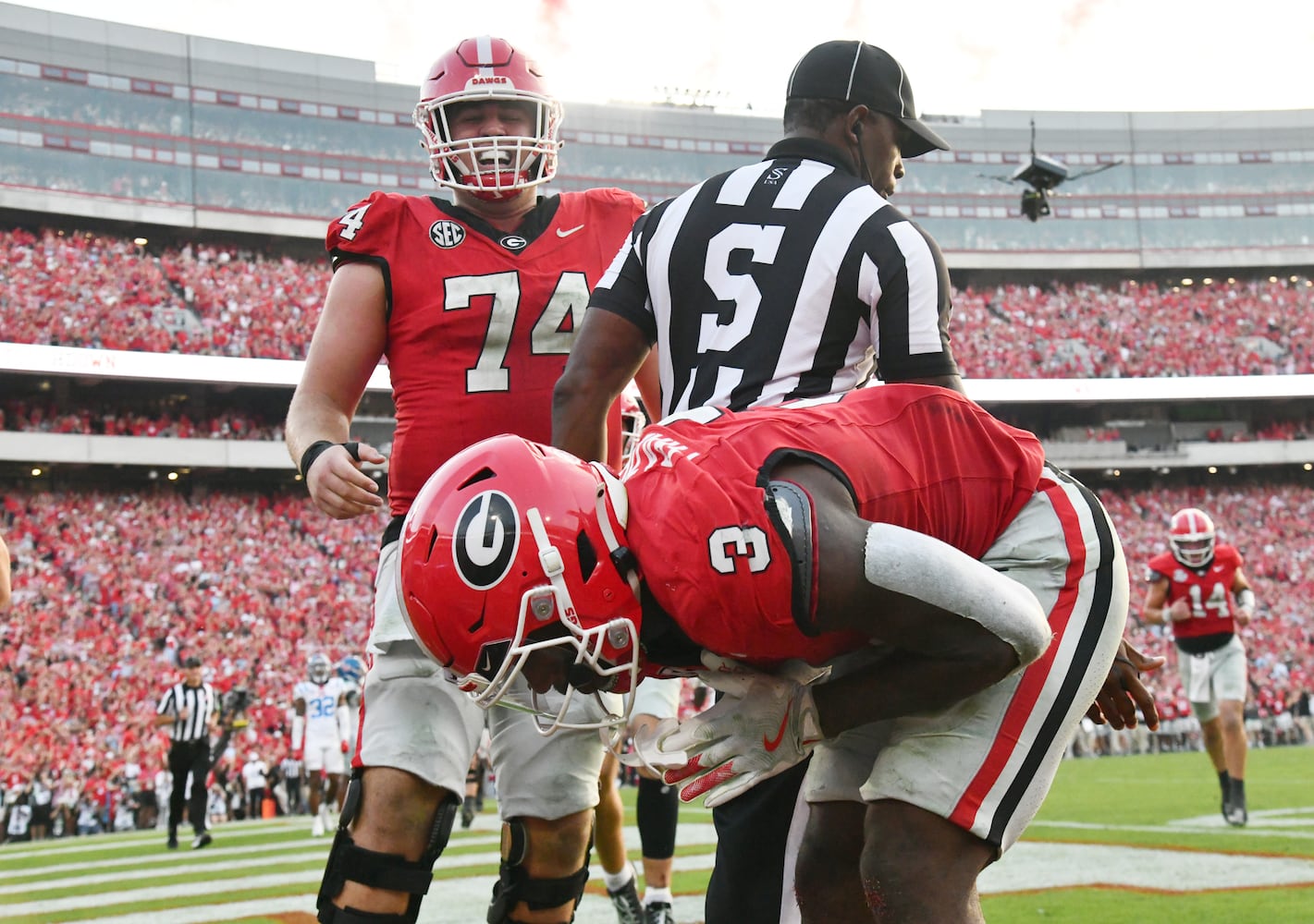 Georgia vs Ole Miss football