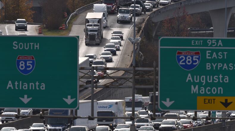 The top end of I-285 is a notoriously clogged part of the interstate.