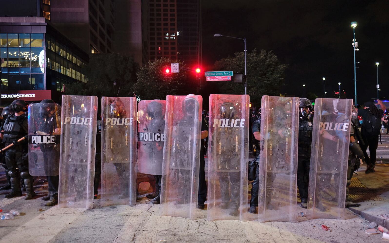 Behind the lens --  Protests: Taken FOR THE AJC