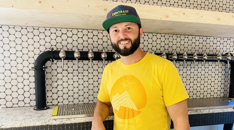Contrast Artisan Ales founder Chase Medlin decided to open a new location in Marietta. (Bob Townsend for The Atlanta Journal-Constitution)