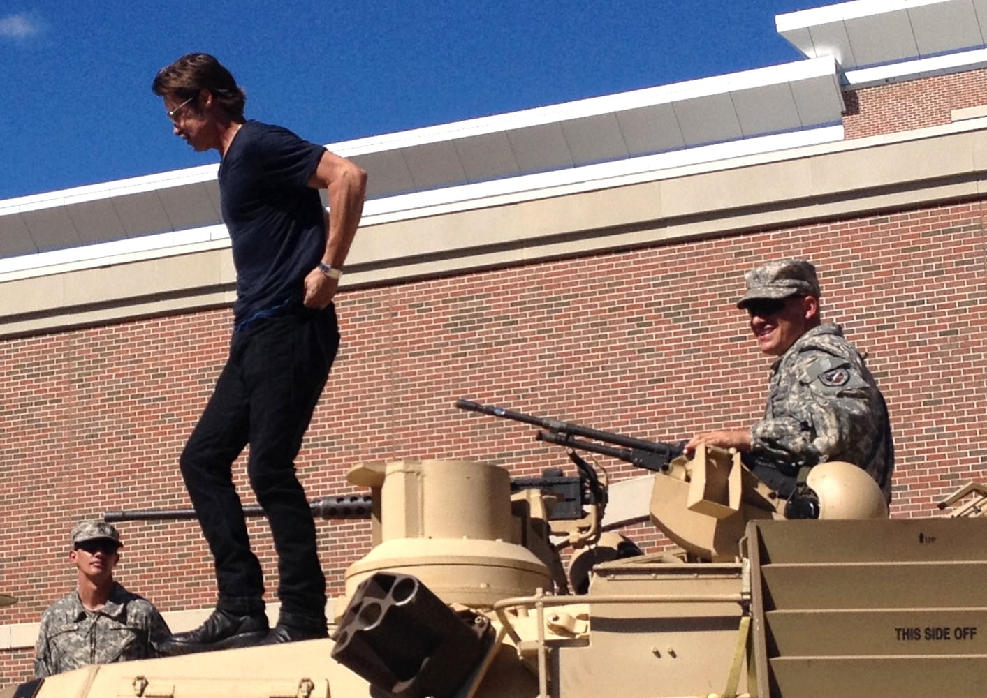 Special screening of 'Fury', a World War II era movie