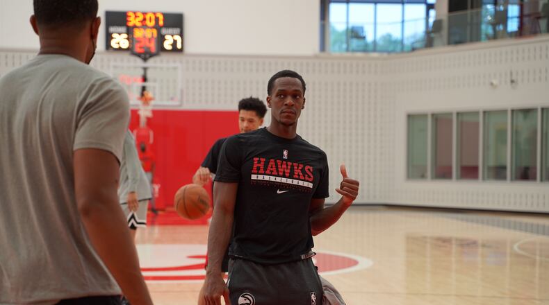 Rajon Rondo was signed by Atlanta for two years at $15 million to give Trae Young a break from ballhandling.