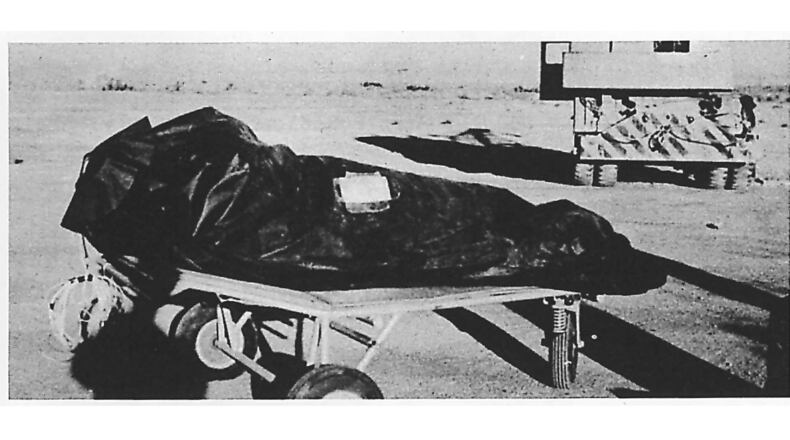 FILE - This photo is from the US Air Force's "The Roswell Report," released June 24, 1997, which discusses the alleged UFO incident in Roswell, N.M., in 1947. (U..S Air Force via AP, File)