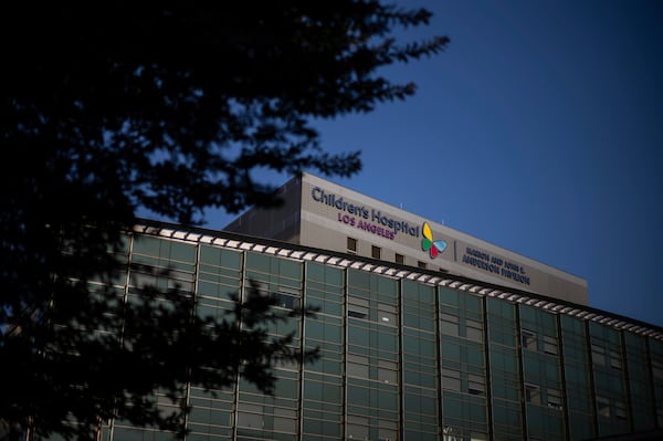 Children's Hospital Los Angeles, the country's biggest public provider of gender-affirming care for children and teens, is seen in Los Angeles, Thursday, July 3, 2025. (AP Photo/Jae C. Hong)