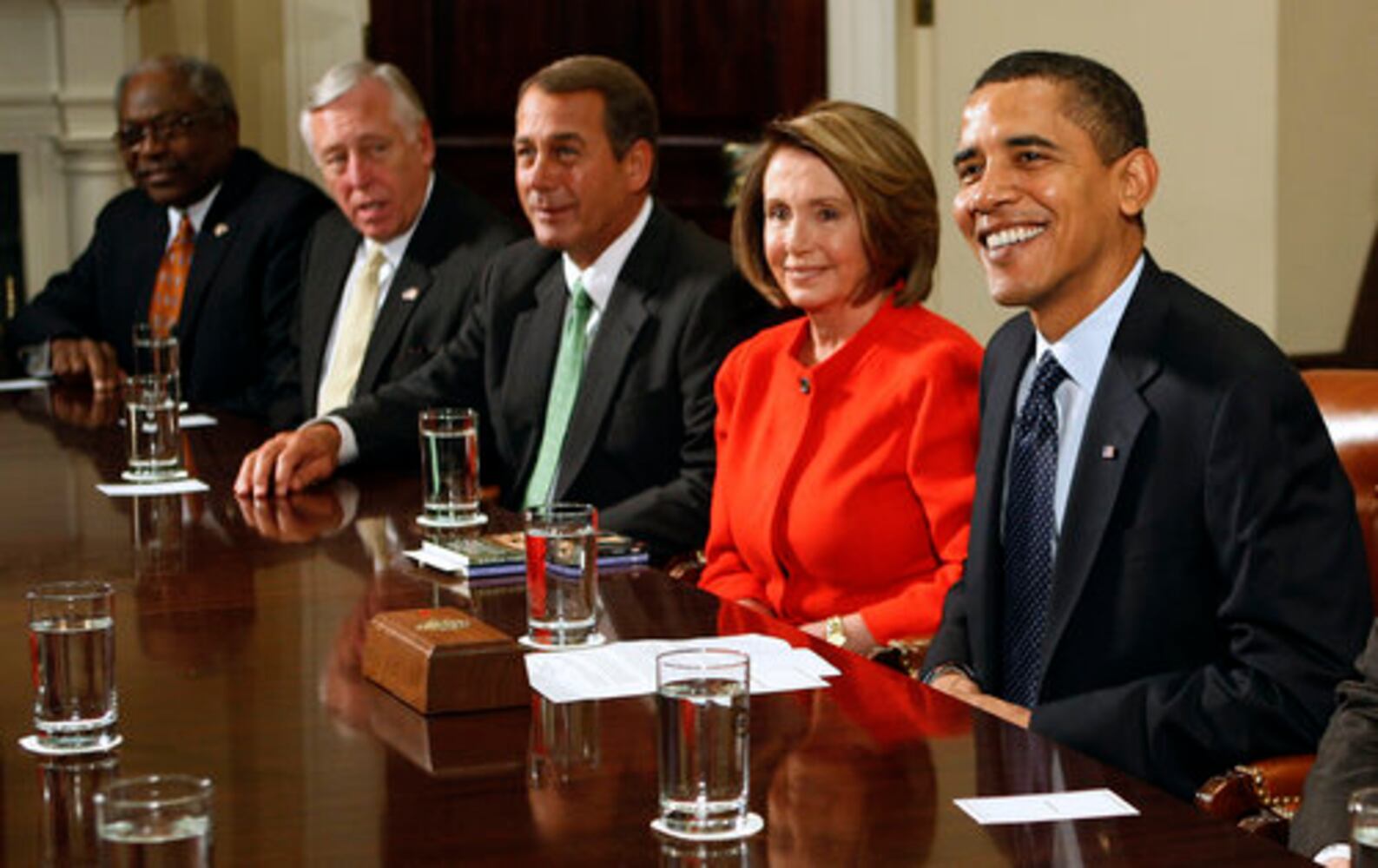 President Obama's first month in the White House