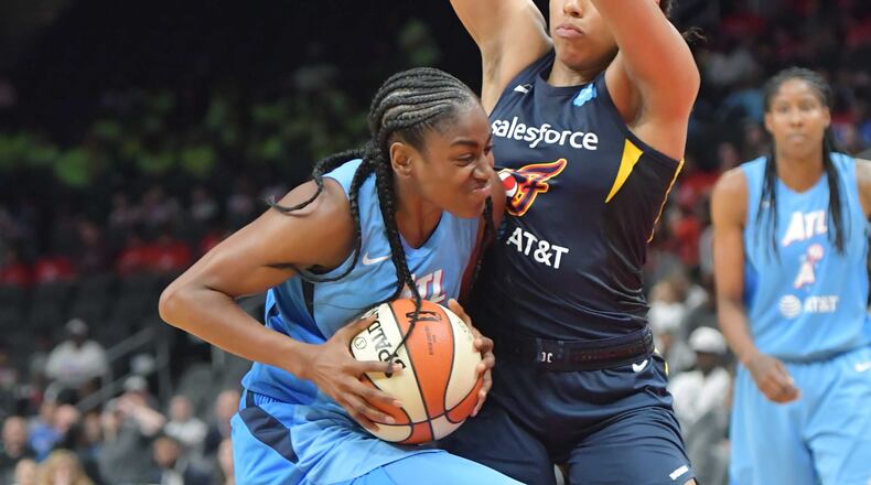 Elizabeth Williams scored 17 points for the Dream. File photo