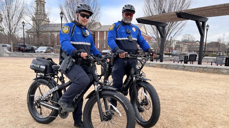 Lawrenceville police are taking on the streets in a new way: with a bicycle unit.