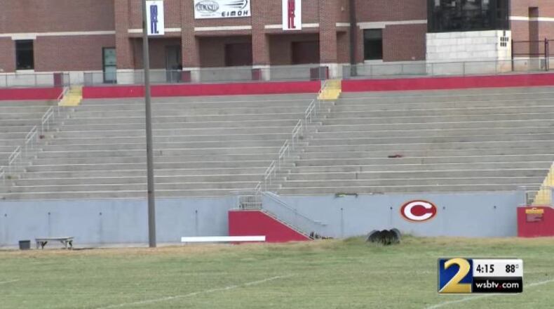 A student was found with a gun at a Clarke Central High School football game in Athens. (Credit: Channel 2 Action News)