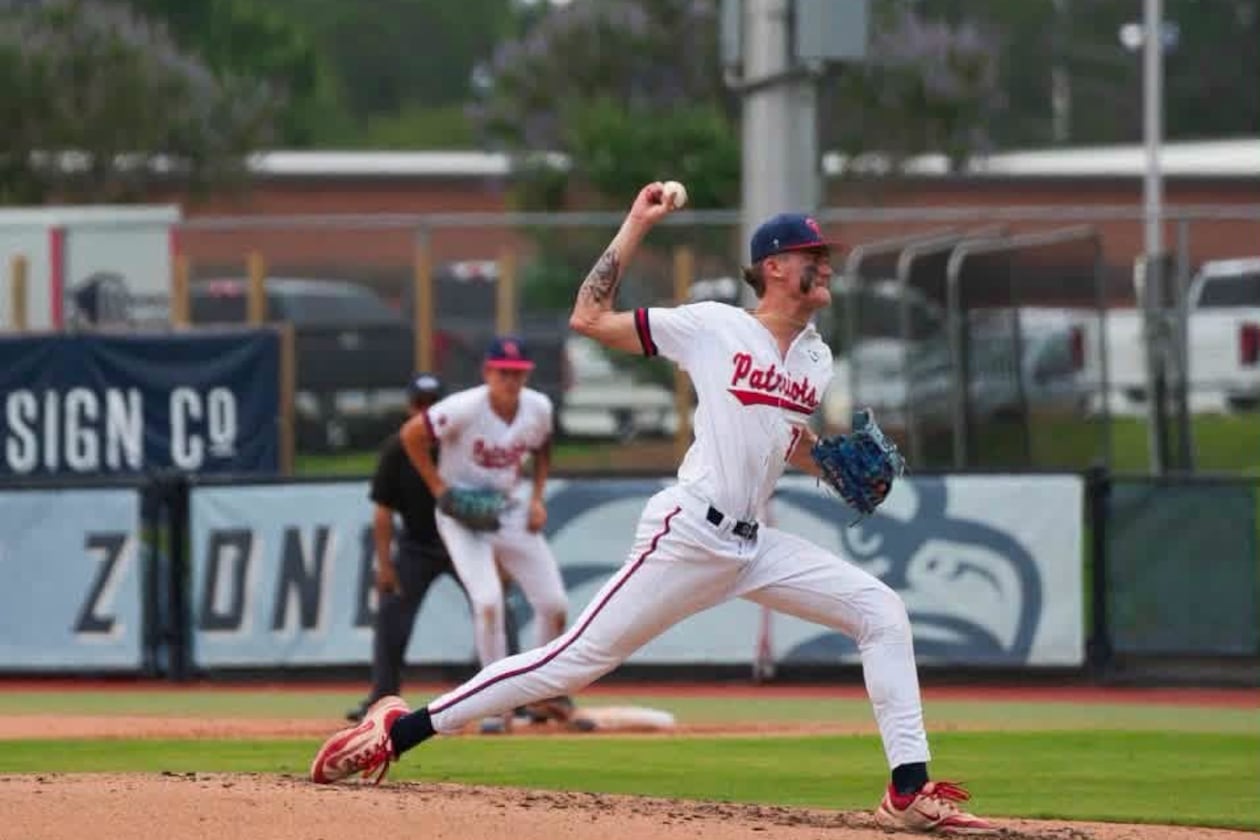 Citizens Christian Academy right-handed pitcher Blake Bryant throwing a pitch. (Roni Jo Russ/CCA Patriot Sports)