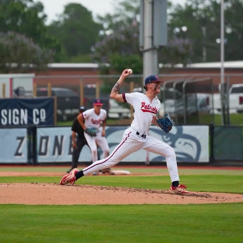 Citizens Christian Academy right-handed pitcher Blake Bryant throwing a pitch. (Roni Jo Russ/CCA Patriot Sports)