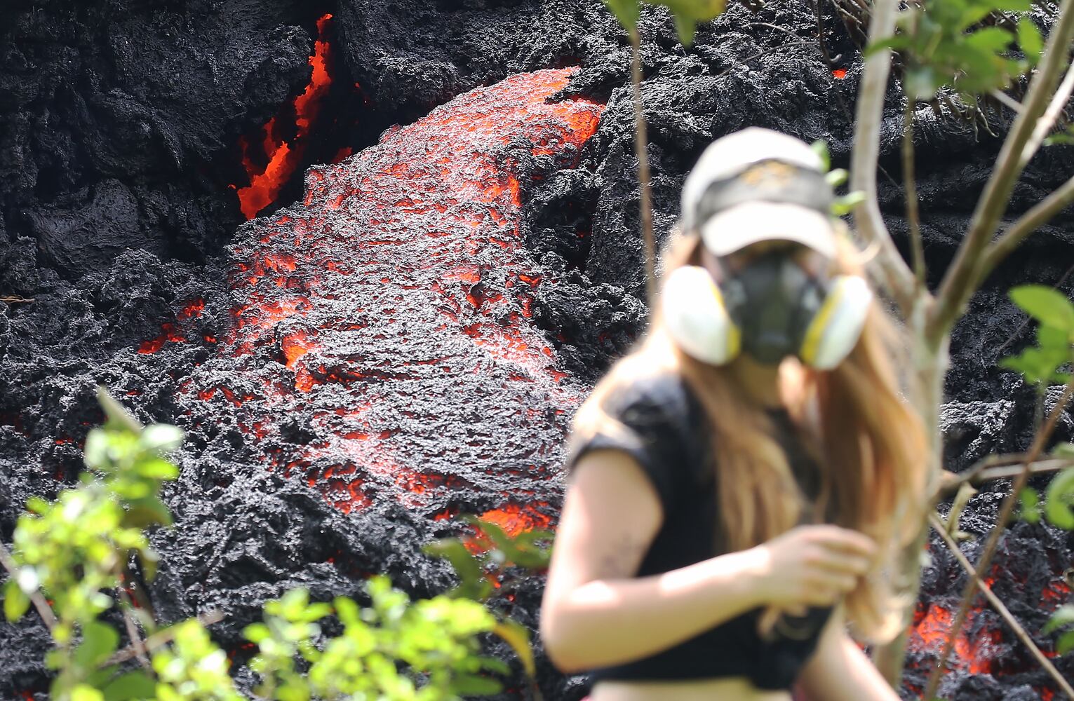 Photos: Hawaii volcano erupts
