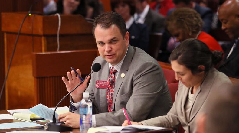 Georgia Court of Appeals Judge Christian Coomer, when he served in the state House of Representatives as a Republican from Cartersville. (AJC file)