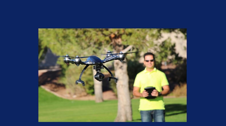 Drone-flying is possible at Lake Lanier, provided one seeks permission 30 days in advance from the U.S. Army Corps of Engineers. Dreamstime/TNS/AJC FILE