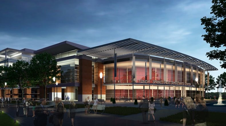 Sandy Springs has announced the parking fees for on-street and garage parking at the City Springs redevelopment. CITY OF SANDY SPRINGS