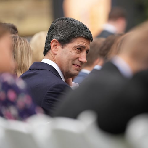 Federal Reserve Board Chairman Kevin Warsh attends an observance ceremony on the 25th anniversary of the 9/11 attacks, Friday, Sept. 11, 2026, at the Pentagon in Washington. (AP Photo/Mark Schiefelbein)