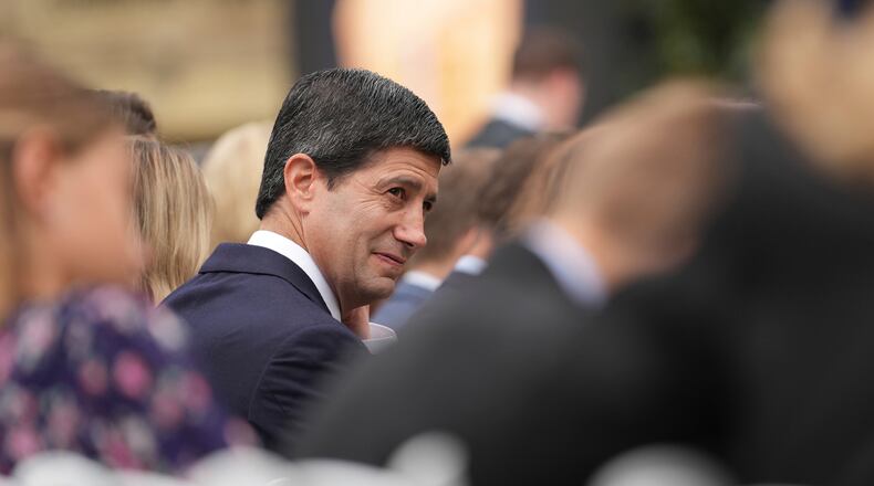 Federal Reserve Board Chairman Kevin Warsh attends an observance ceremony on the 25th anniversary of the 9/11 attacks, Friday, Sept. 11, 2026, at the Pentagon in Washington. (AP Photo/Mark Schiefelbein)