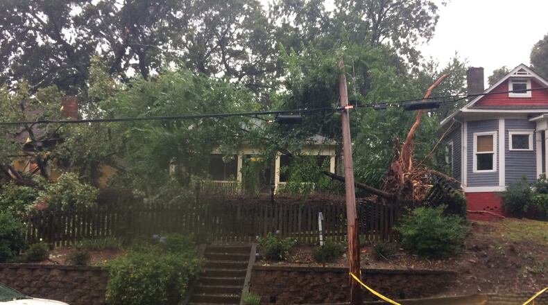 Bass Street S.E. at Grant Street was one of the closed areas in Atlanta after Irma came through. It has since re-opened.
