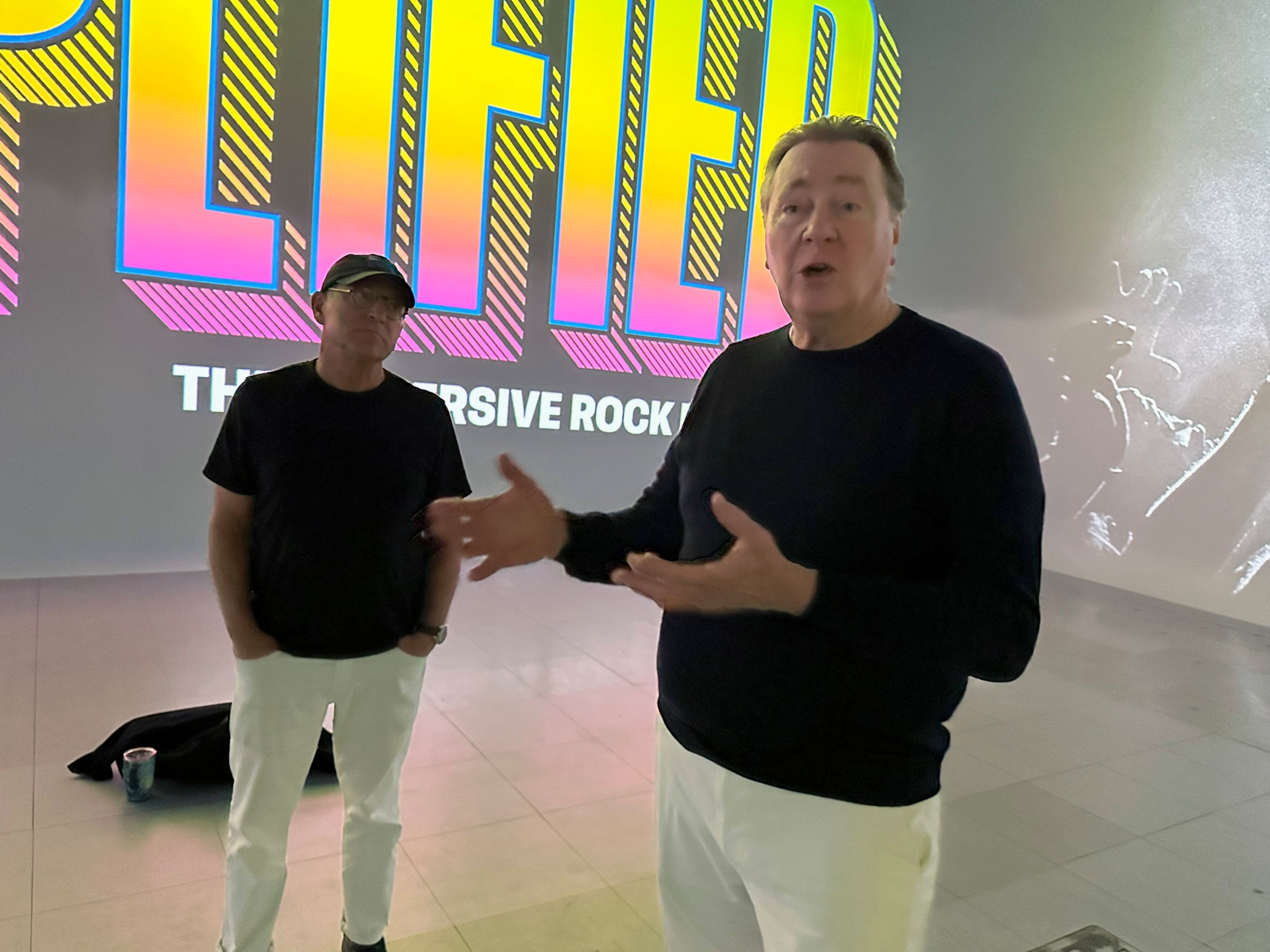 Documentary producer and former Turner exec Brad Siegel worked with Illuminarium CEO Alan Greenberg to create the "Amplified" rock experience, a 50-minute immersive show highlighting photos, video and music from the rock era. (Rodney Ho/AJC)