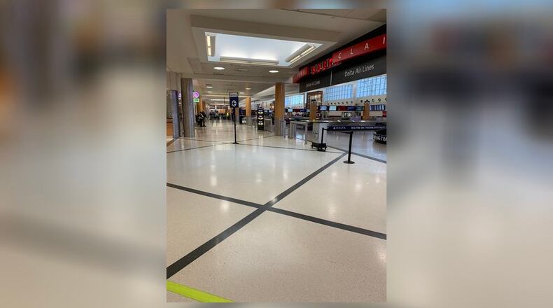Atlanta police investigated a suspicious package found at the airport.
