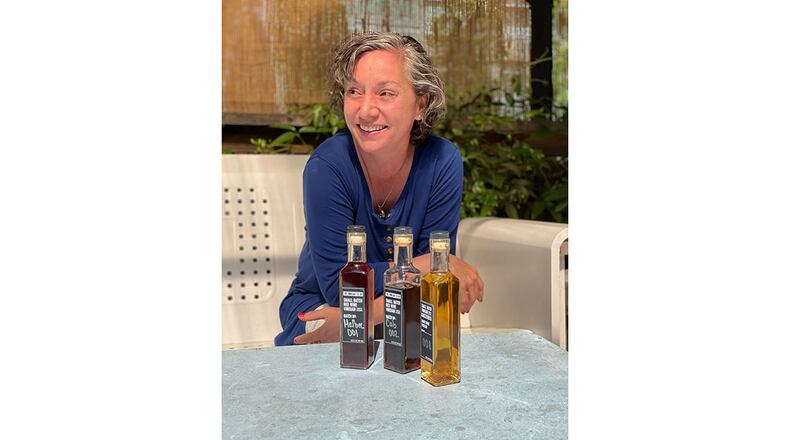 Juliana Shields started the Vinegar Co-op as a way to repurpose leftover wine. Courtesy of M. Davis