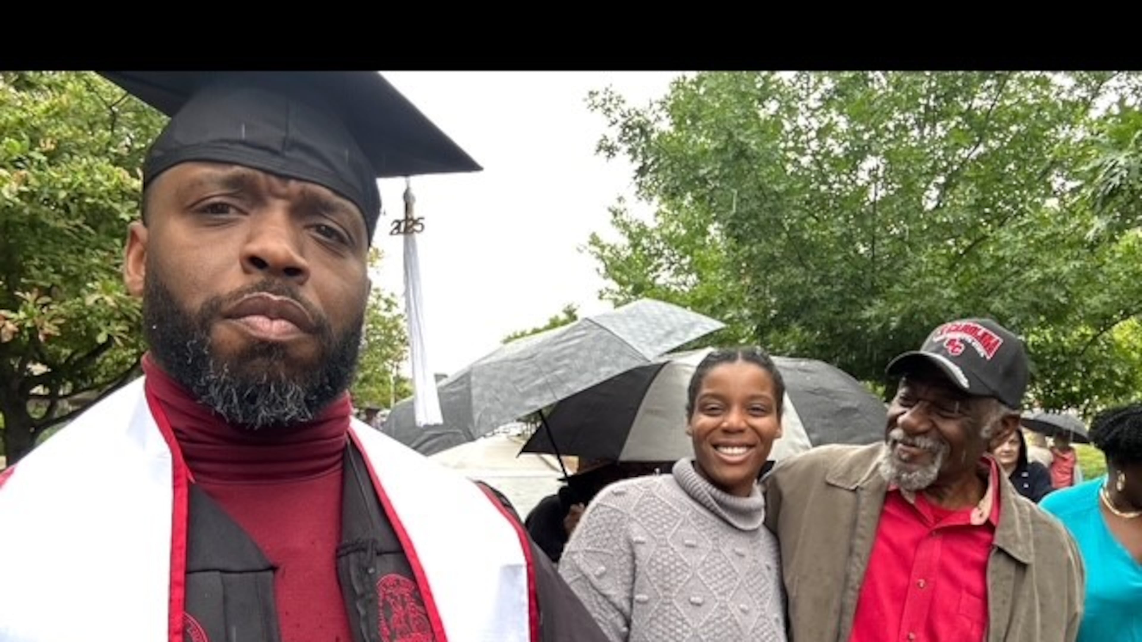 Former Falcons great John Abraham, at the age of 47, went back to school to earn his bachelor's degree from the University of South Carolina.