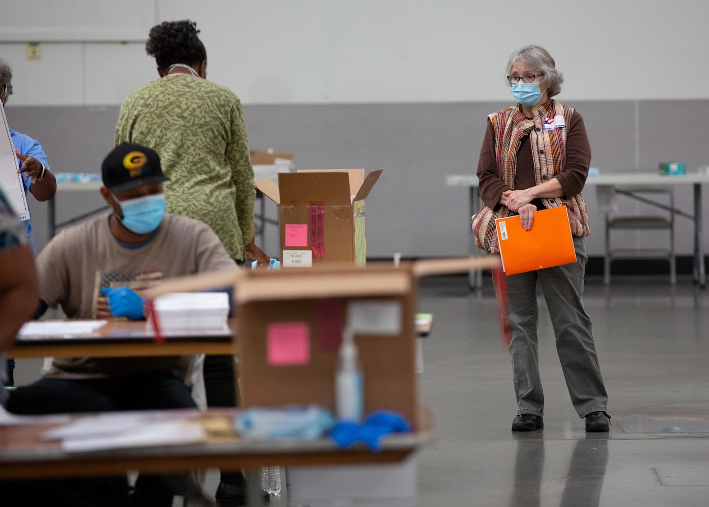 vote recount photos