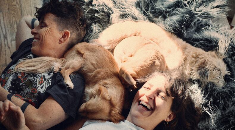 Andrea Gibson and Megan Falley appear in "Come See Me in the Good Light" by Ryan White. (Photo courtesy of Sundance Institute/Brandon Somerhalder)